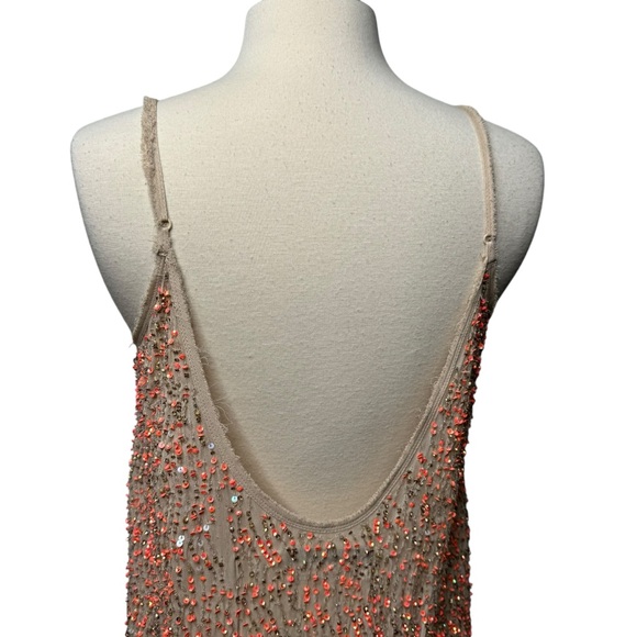 All Saints Hand Embellished Sequined Dress 4 - Picture 12 of 16